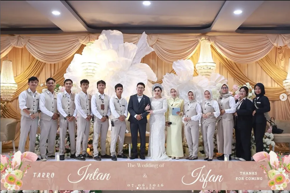 Intan & Isfan — Resepsi