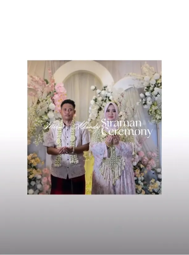 Mira & Alkendy — Siraman